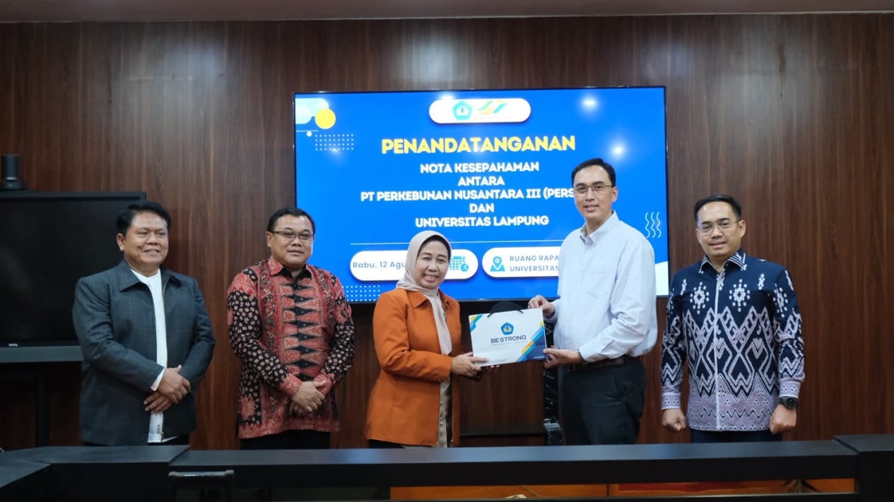 PTPN III and Unila Sign MoU to Develop Cassava for Bioethanol Industry