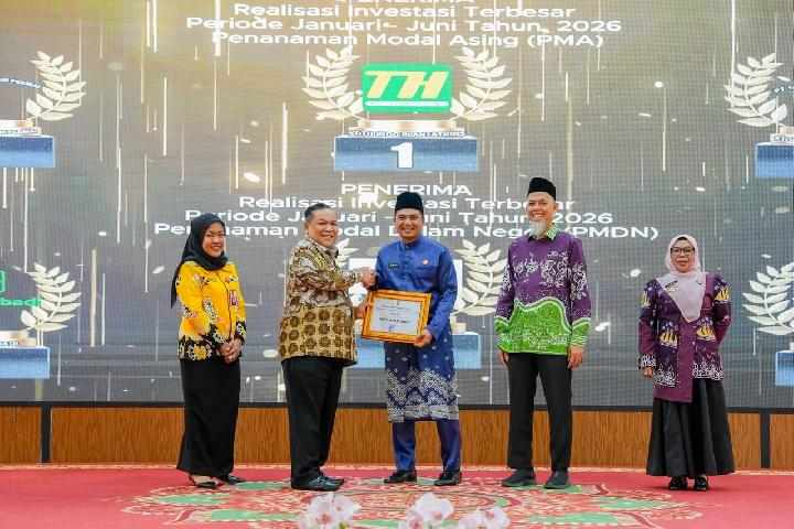 Pekanbaru City Government Wins First Place in Riau Investment Award 2026, Surpassing Neighbouring Regions