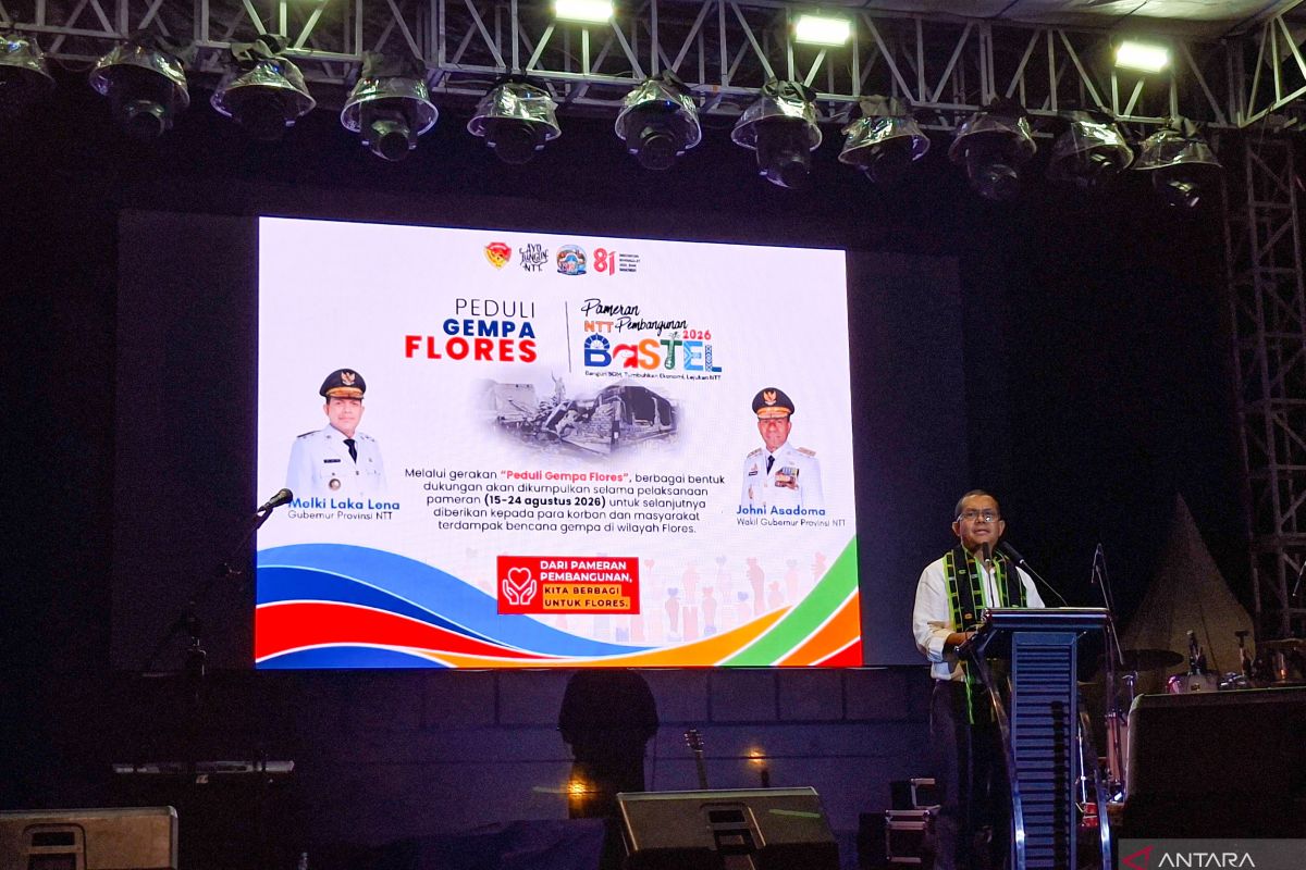 NTT Governor: Development exhibition becomes platform to aid Flores earthquake victims