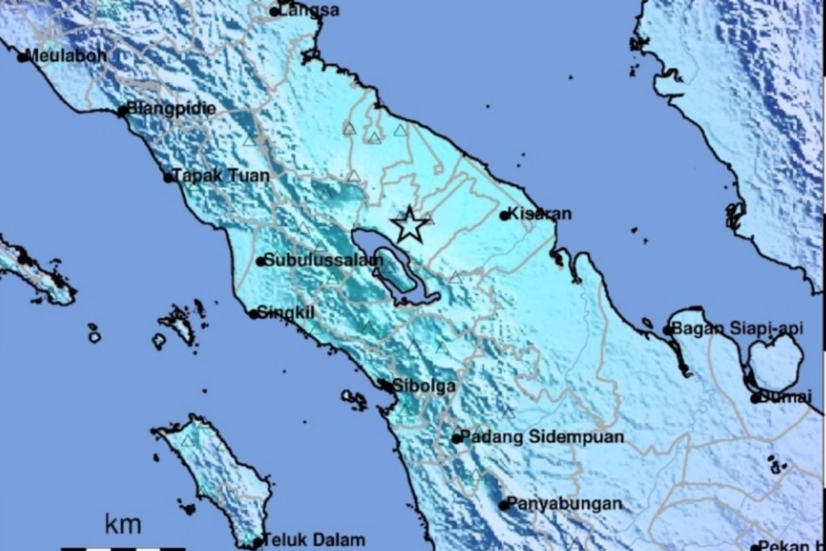 BMKG: M6.4 Earthquake in Simalungun Has No Tsunami Potential