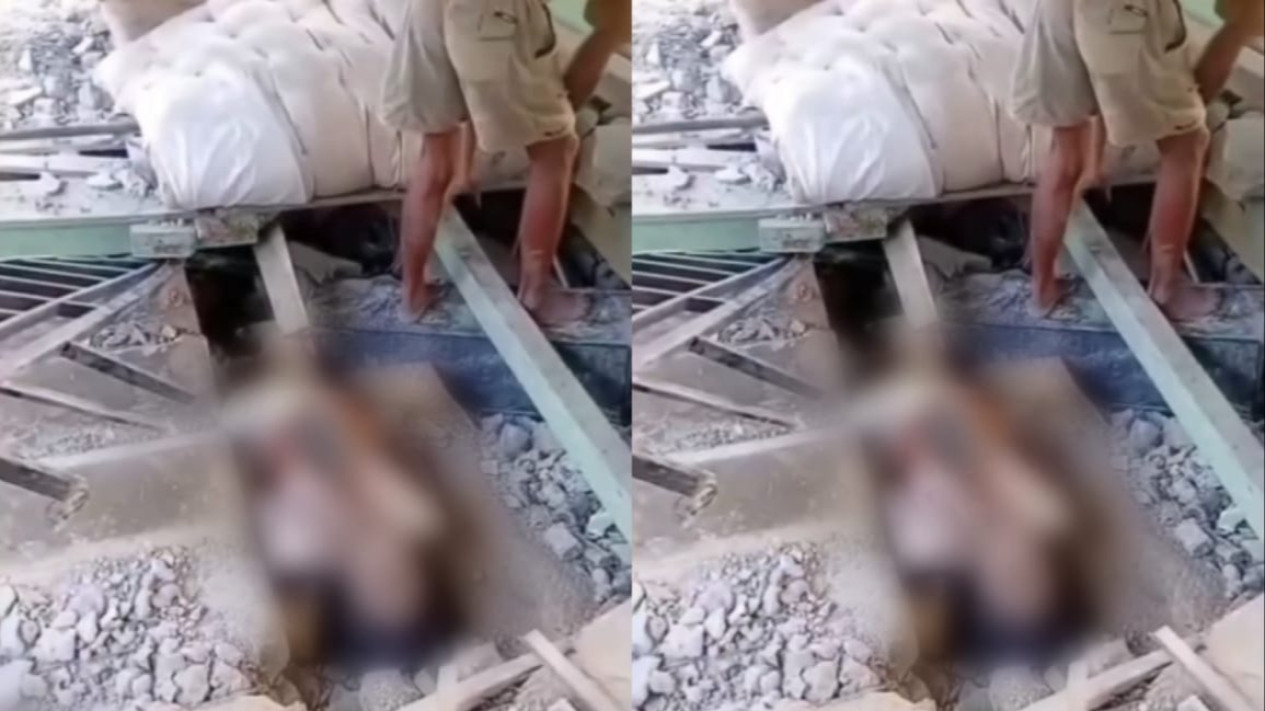 Heartbreaking Video Shows Mother and Child Found Dead in Embrace After NTT Earthquake