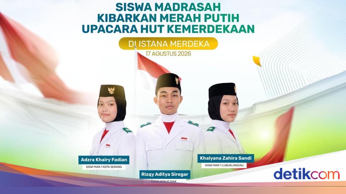 Three Madrasah Students Selected as National Paskibraka for 81st Independence Day at the Palace