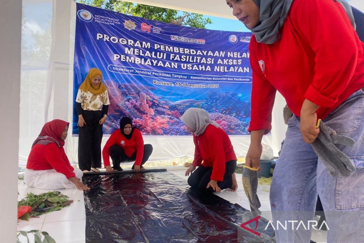 KKP trains 120 fishing families in Konawe's KNMP to strengthen coastal economy