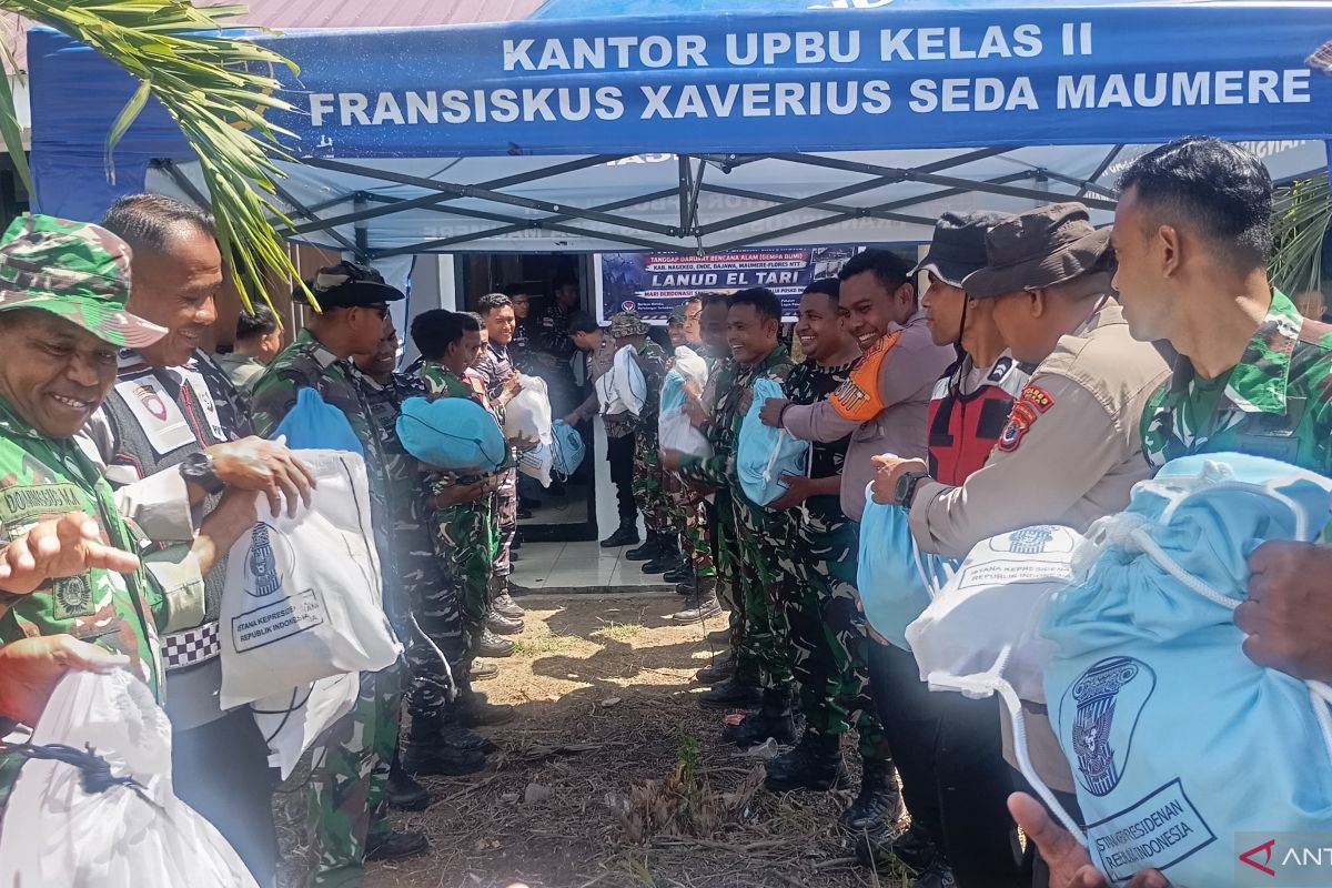 President's aid for NTT quake victims arrives in Maumere