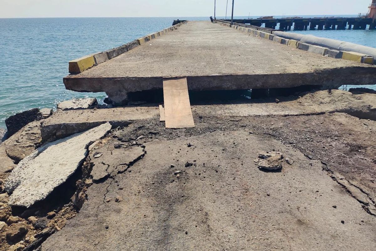 Transport Ministry inspects port infrastructure safety after NTT earthquake