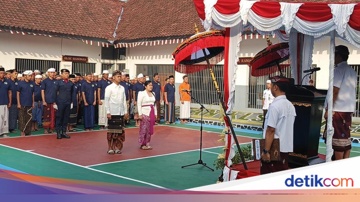 123 Negara Detention Centre Inmates Receive Remission for Indonesia's 81st Independence Day, 1 Immediately Released
