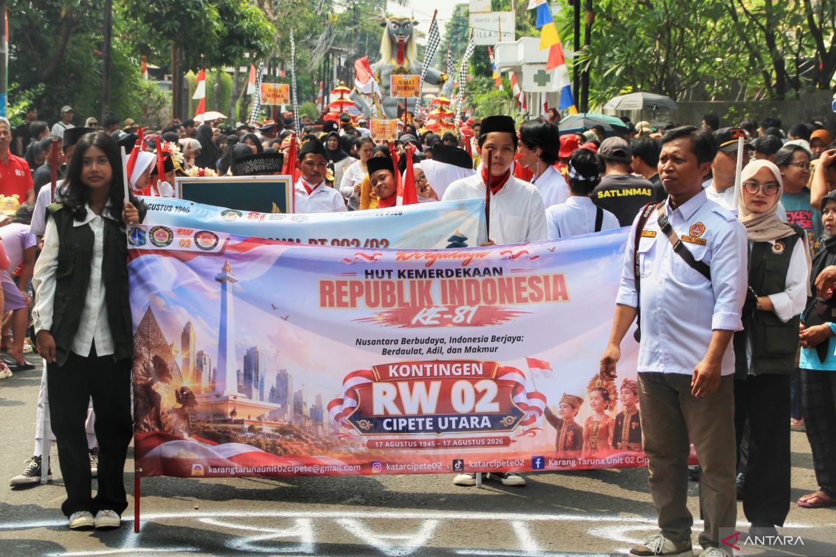 Carnival of 8,200 Cipete Utara residents campaigns for waste sorting