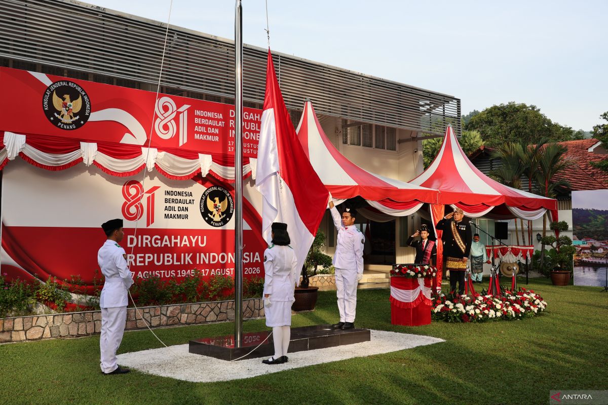 Hundreds of Indonesians celebrate 81st Independence Day in Penang