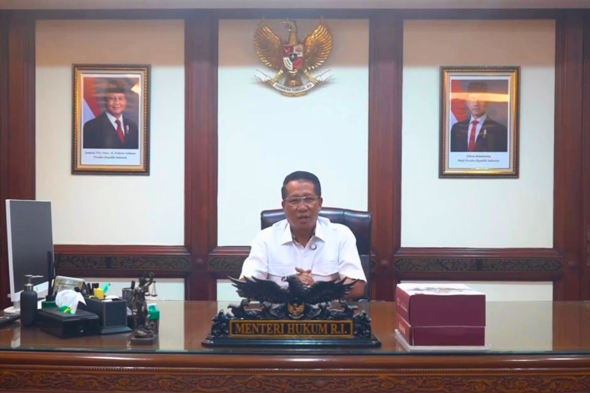 Law Minister urges public to strengthen legal culture on Indonesia's 81st Independence Day