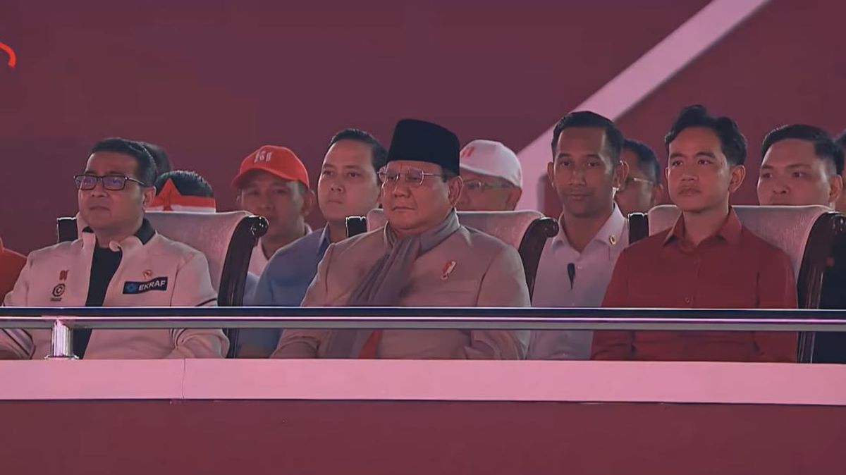 Prabowo and Gibran Attend Bersatu Nusantara Carnival at Monas
