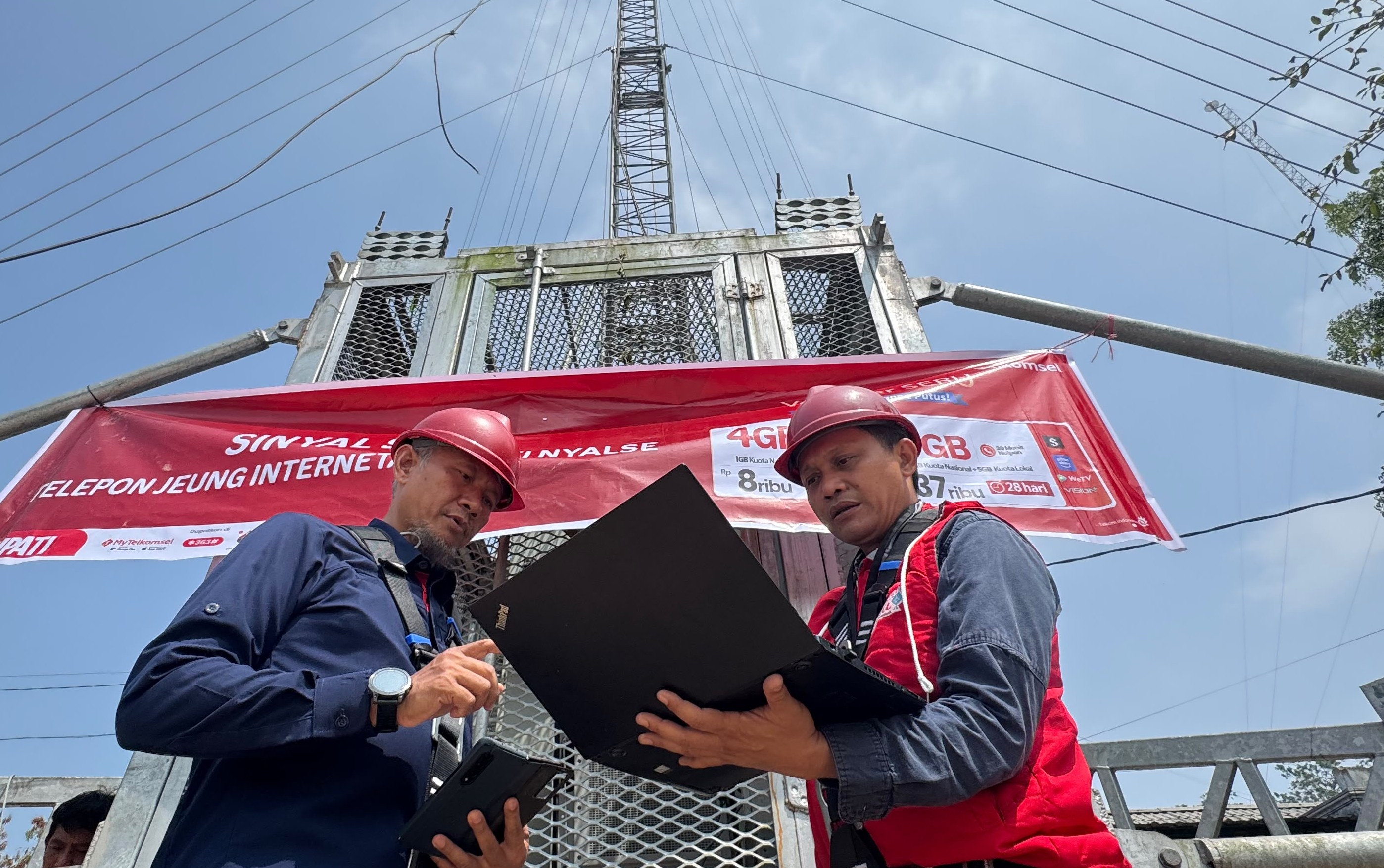 Mountainous Areas in Cisolok District, Sukabumi Can Now Receive Cellular Network Signal