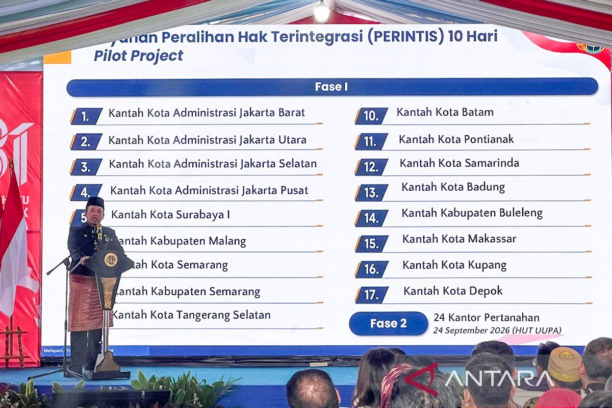 ATR Minister expands land certificate title transfer service to just 10 days
