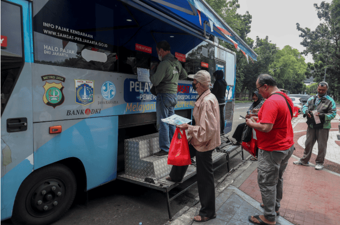 Check 14 Mobile Samsat Service Locations in Jadetabek on Tuesday