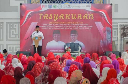 South Tangerang Mayor Urges Unity at 81st Independence Day Celebration