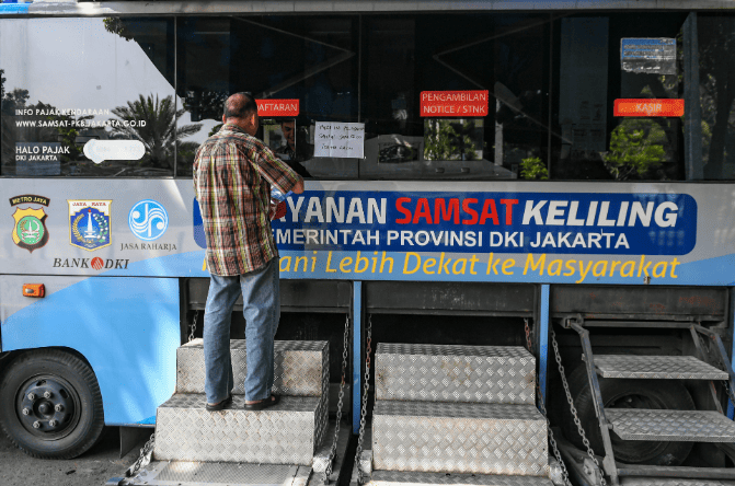 List of Mobile Samsat Locations in Jakarta, Depok, Tangerang, and Bekasi Today