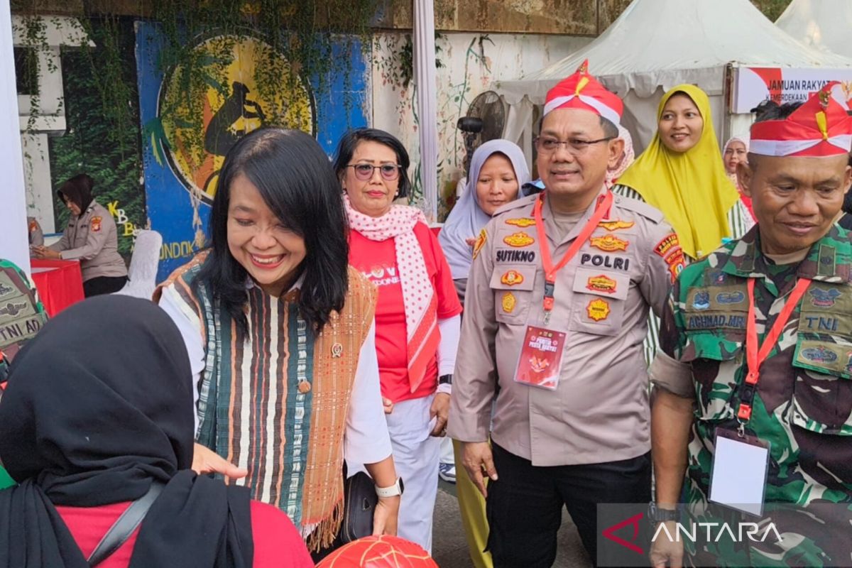 People's Banquet for Indonesia's 81st Independence Day in Duren Sawit becomes space to boost MSMEs