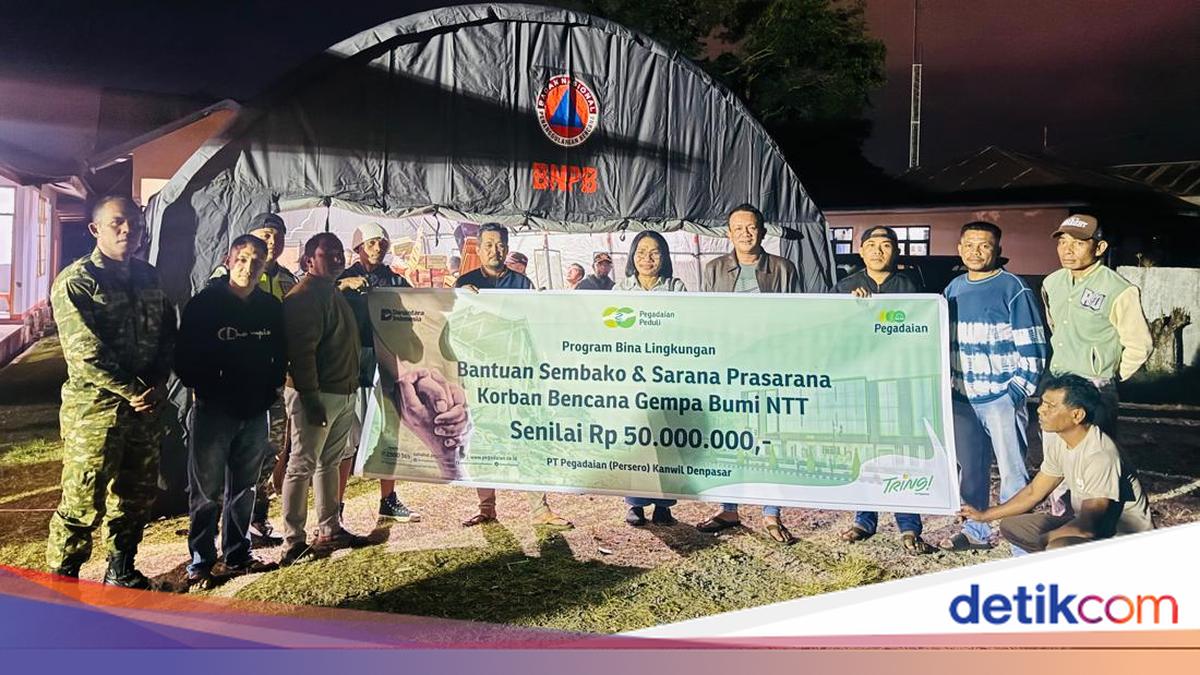 Pegadaian Peduli Programme Distributes Aid to NTT Earthquake Victims
