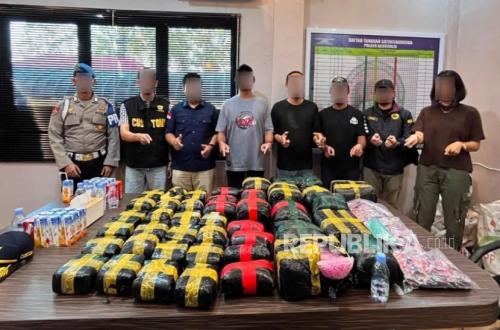 Bengkalis Customs and Police Dismantle Malaysian Narcotics Network via Sea Route