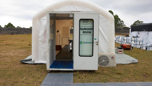 NTT Earthquake Update: Patients Undergo Emergency Surgery at Field Hospital