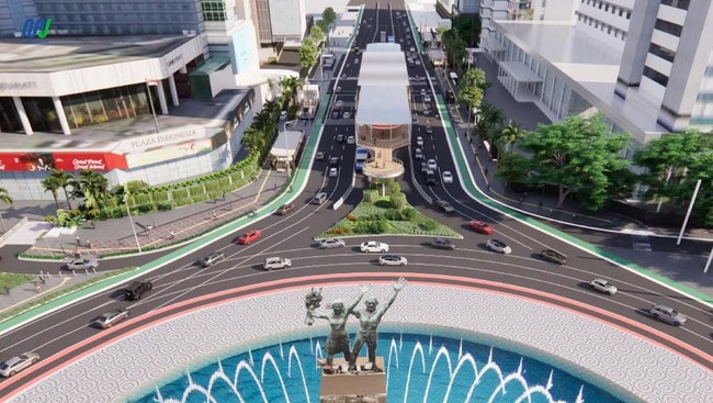 With MRT, Bundaran HI Area Transformed Like Singapore