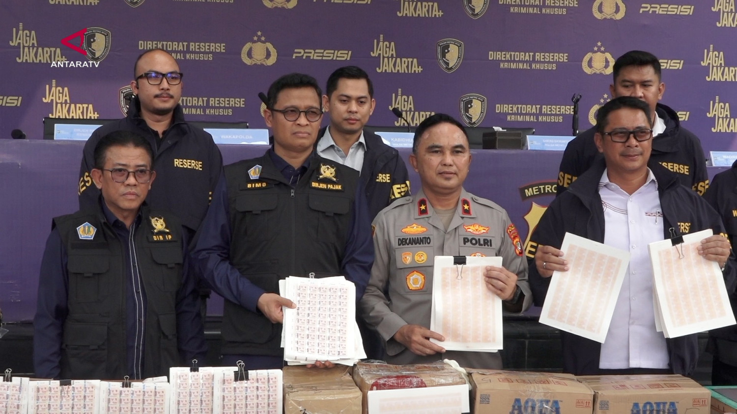 Metro Jaya Police and Directorate General of Taxes uncover counterfeit stamp duty syndicate