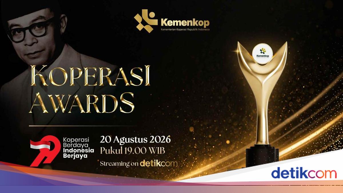Koperasi Awards 2026 Held Today, Watch Only on detikcom!