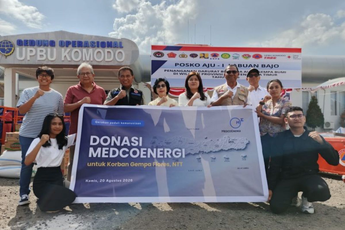 MedcoEnergi sends logistical aid to residents affected by NTT earthquake