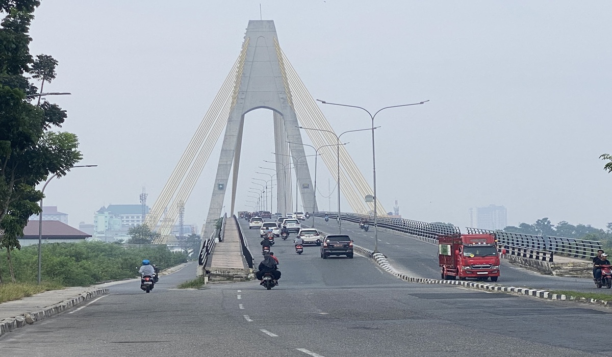 376 ISPA Cases Recorded in Pekanbaru Due to Forest and Land Fire Haze