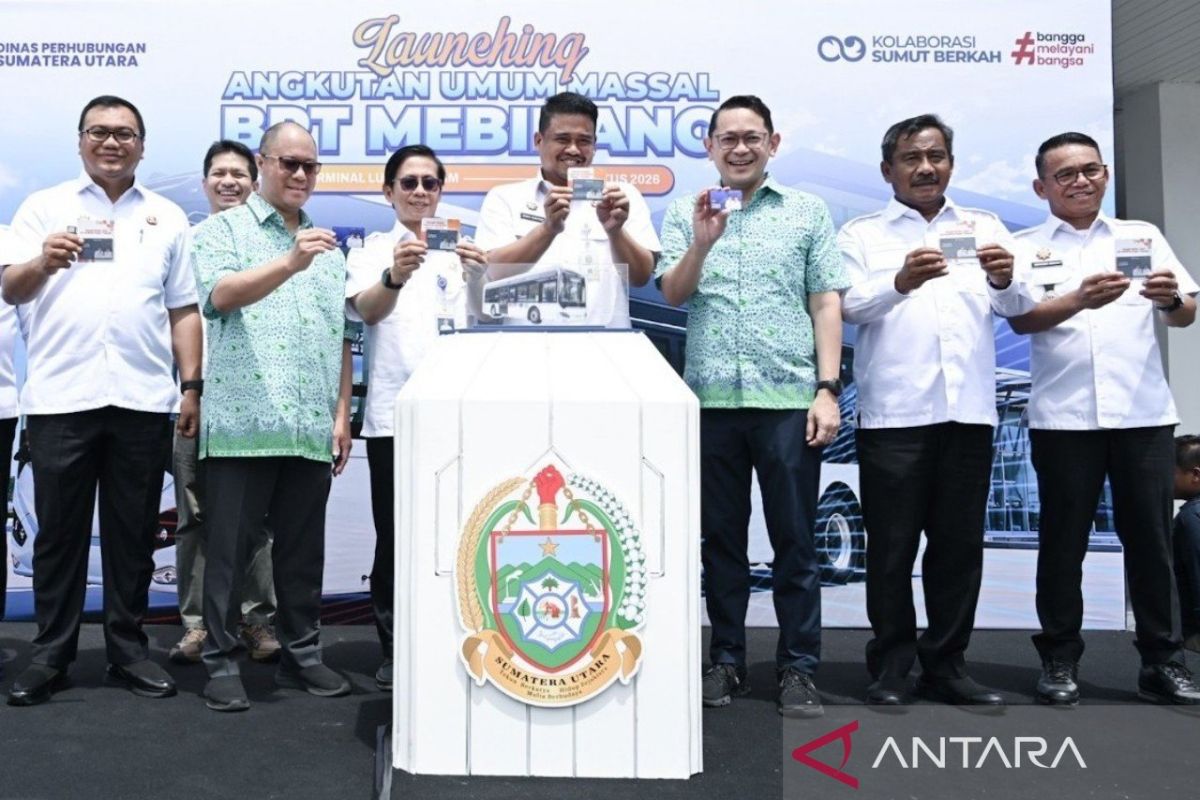 Bank Sumut introduces Smartcash for BRT Mebidang public transport service