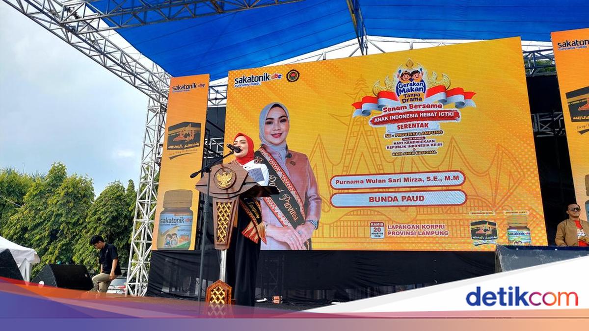 Lampung PAUD Chair Urges Parents to Model Healthy Living for Children