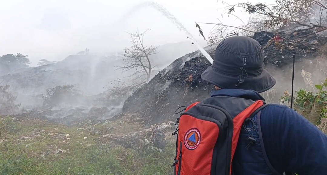Firefighting Continues, Thermal Drone Deployed at Ciniru Landfill