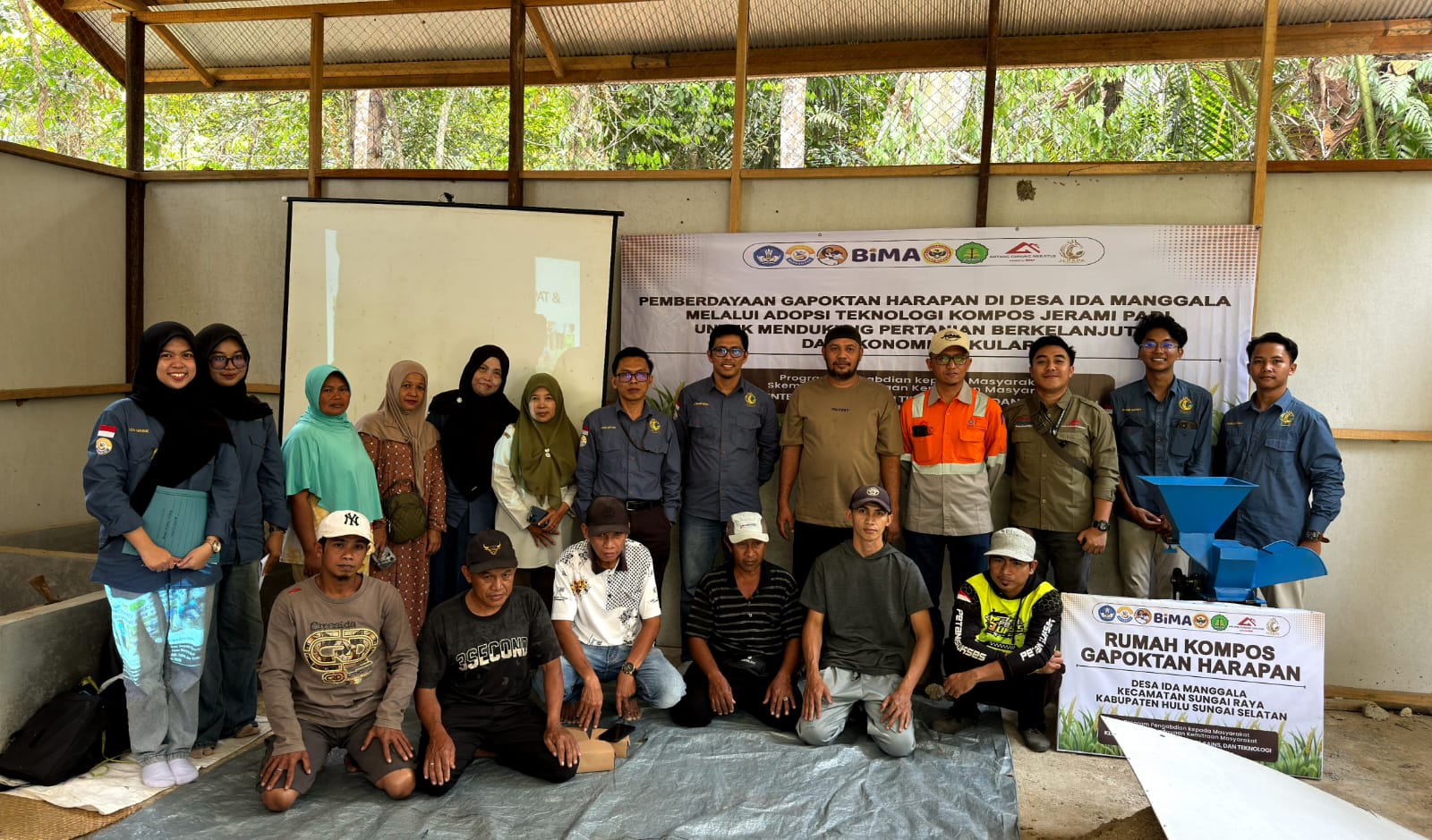 Turning Rice Straw Waste into Organic Fertiliser
