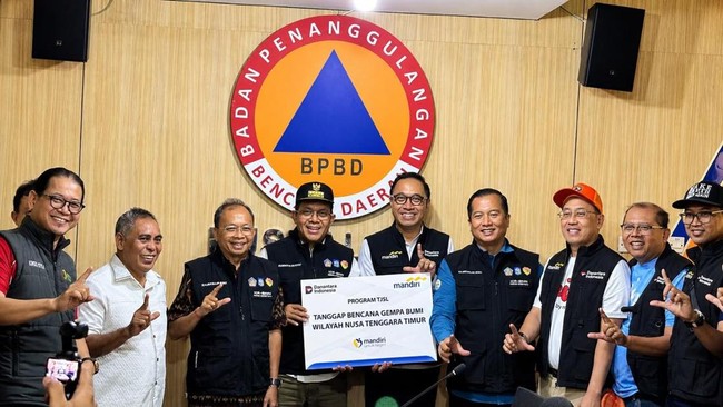 BNPB, Provincial Governments, and Bank Mandiri Synergise to Handle Disasters in NTT