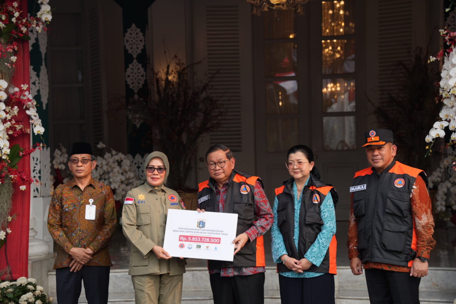 Governor Pramono Anung Dispatches Rp442 Million in Baznas (Bazis) DKI Jakarta Aid for NTT Earthquake Victims