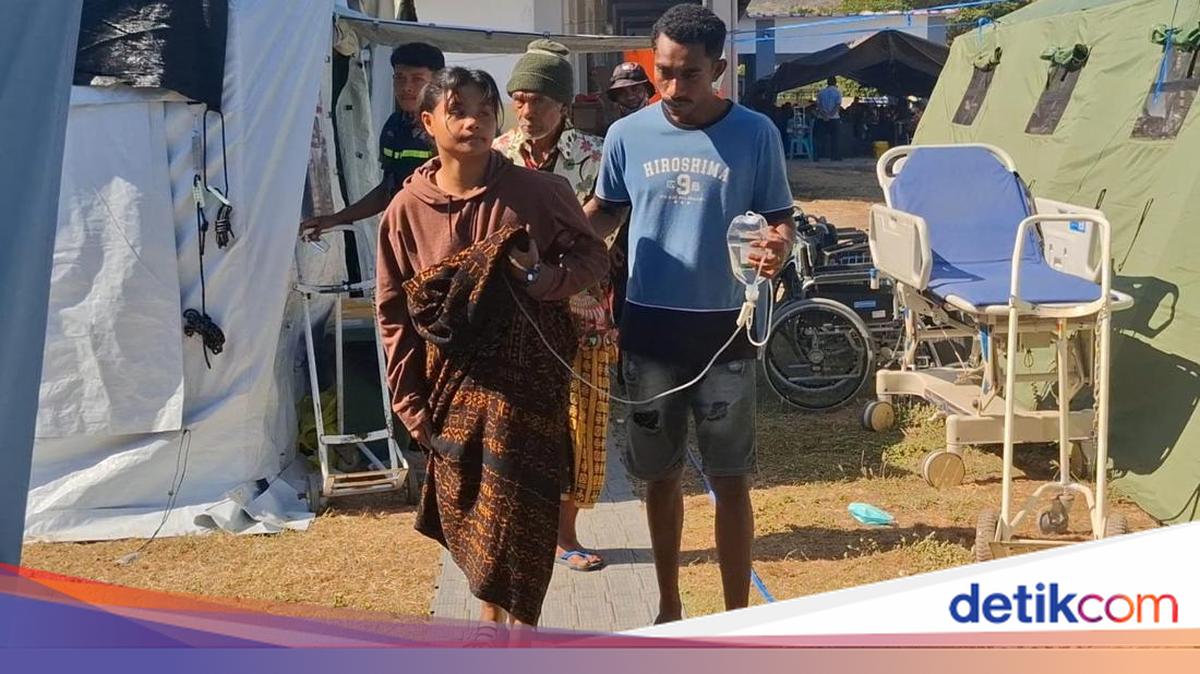 Hospital in Nagekeo After Earthquake: Cracked Rooms, Patients Treated in Hot Tents