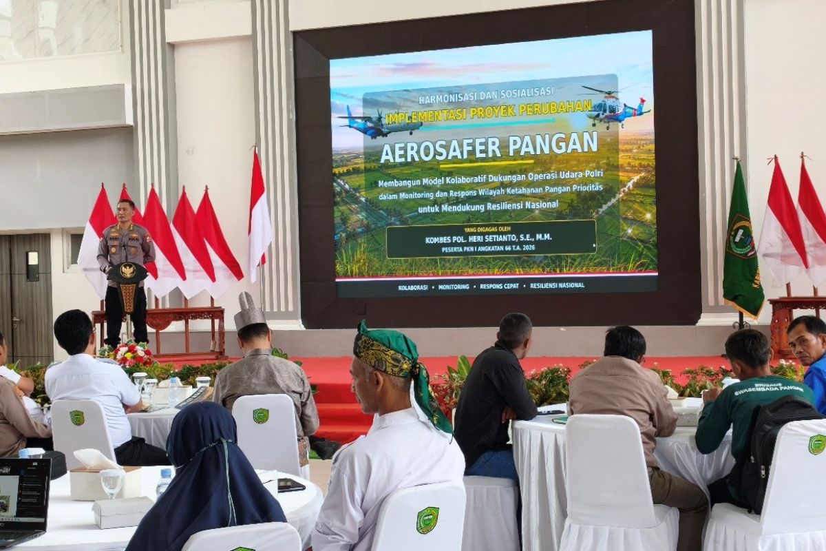 Police develop Aerosafer Pangan to support national food security