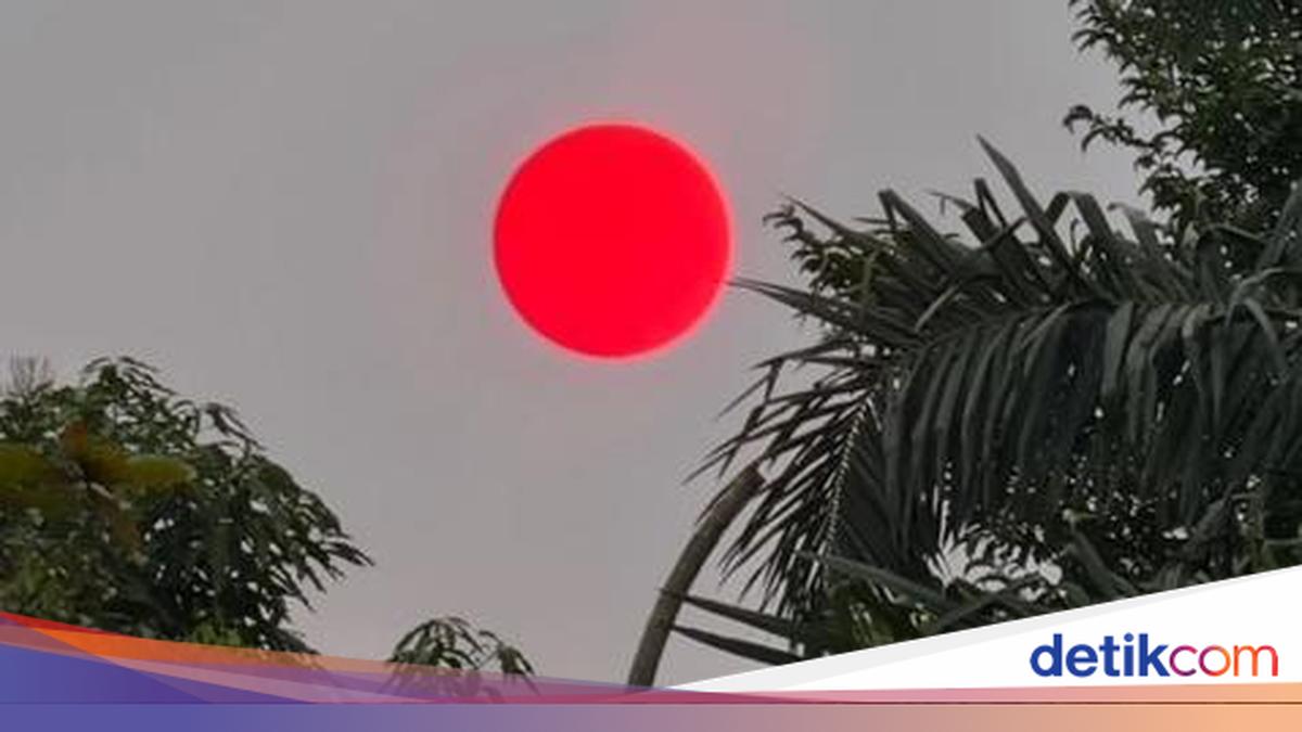 Deep Red Sun Phenomenon in Palangka Raya Explained by BMKG