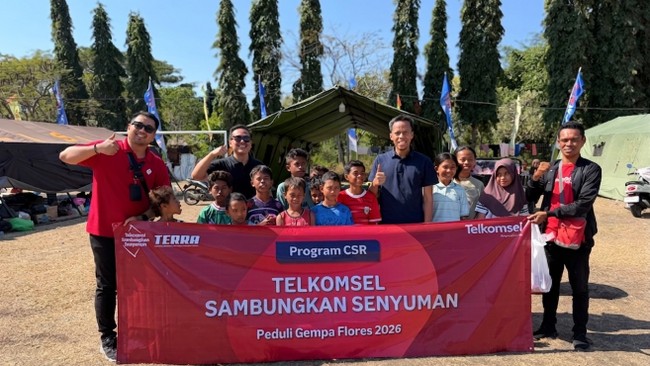 Telkomsel Supports Flores Recovery Through Humanitarian Aid