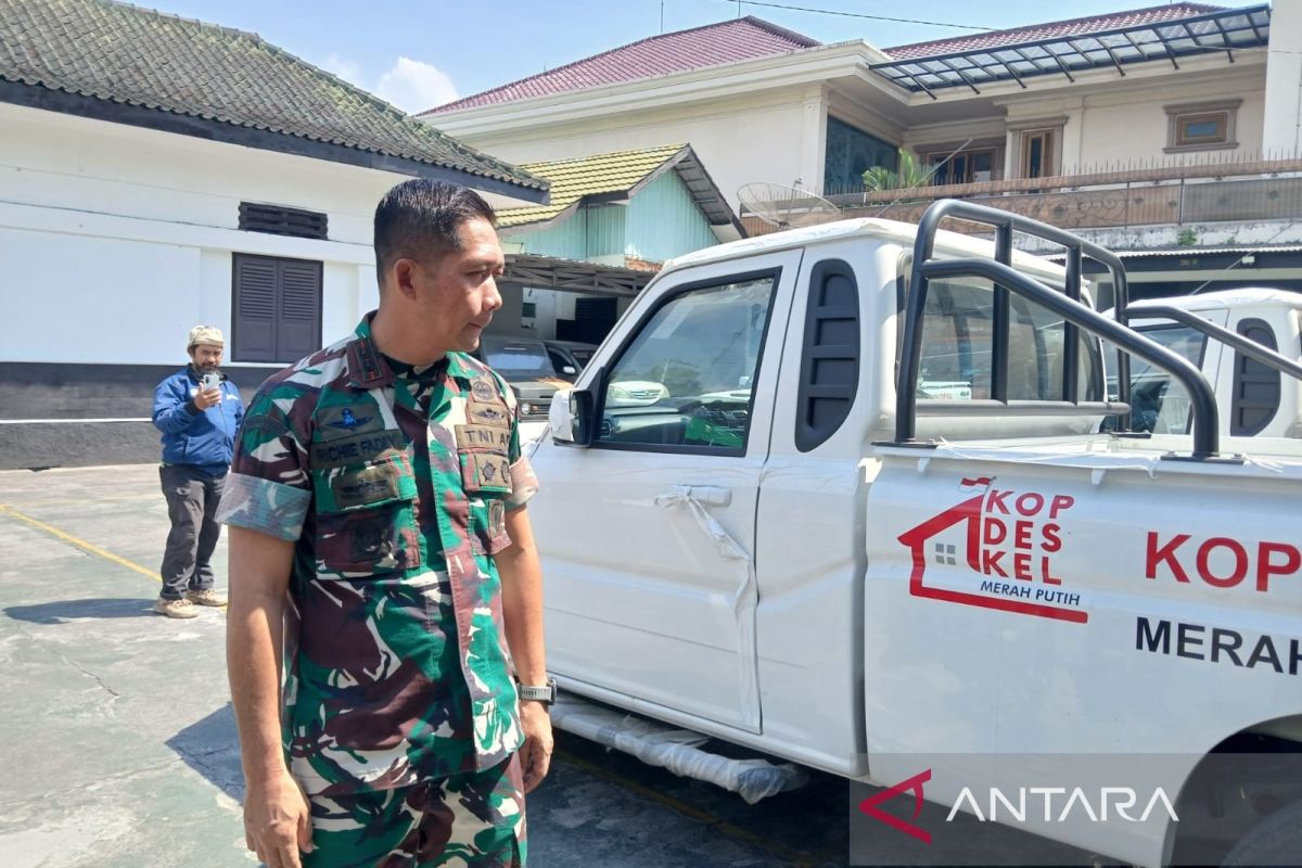 Temanggung Military District Command distributes 49 operational vehicles for KDKMP