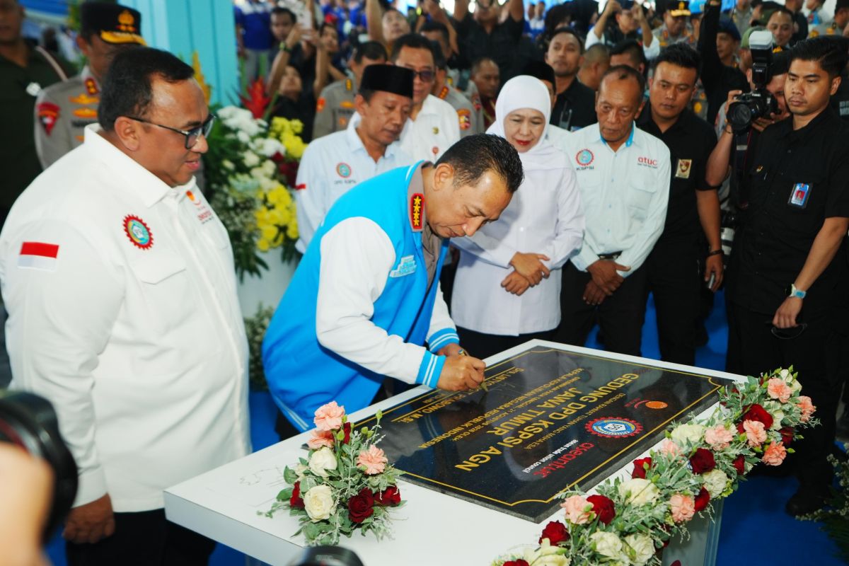National Police Chief hopes new KSPSI AGN East Java building becomes a home for workers' struggle