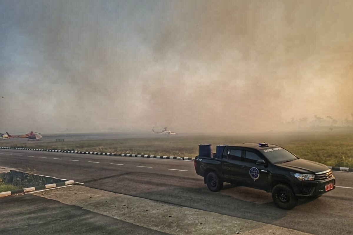 Nabire Airport cancels two Flights as wildfire smoke cuts visibility