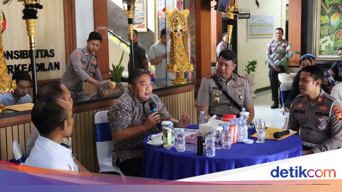 Visiting Tabanan Police, Nyoman Parta Discusses Various Public Order Issues