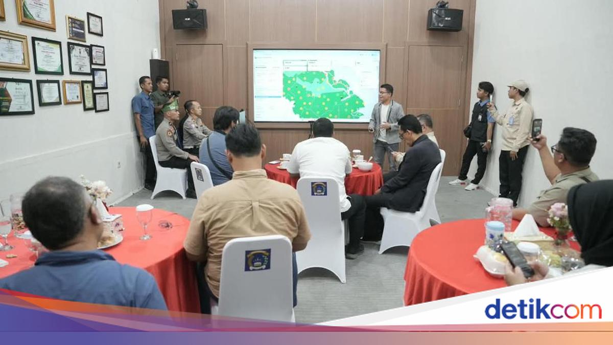 Riau Police Monitor Forest Fires Digitally via Green Policing Dashboard