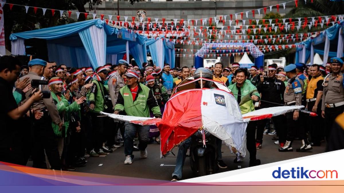 Solidarity and Festivity of Online Motorcycle Taxi Drivers at the 'Jaga Jakarta' National Gathering
