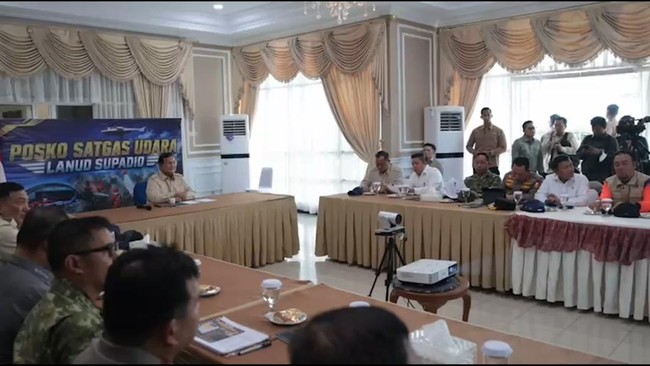 Prabowo Leads Forest Fire Meeting in Kalimantan