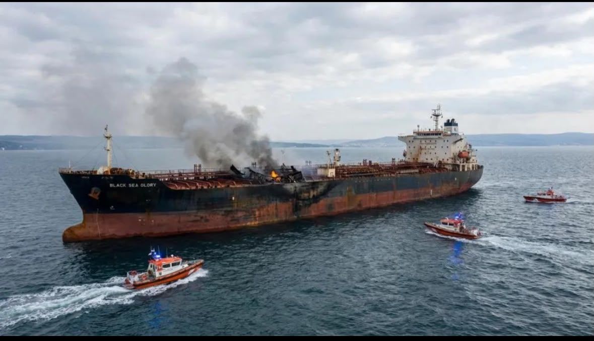 Four Indonesians Survive Drone Attack on Gas Carrier Aura in the Black Sea