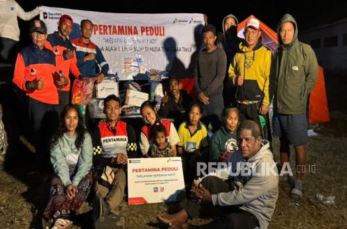 Pertamina Peduli Distributes Aid to 534 Earthquake Survivors in Palue District, NTT