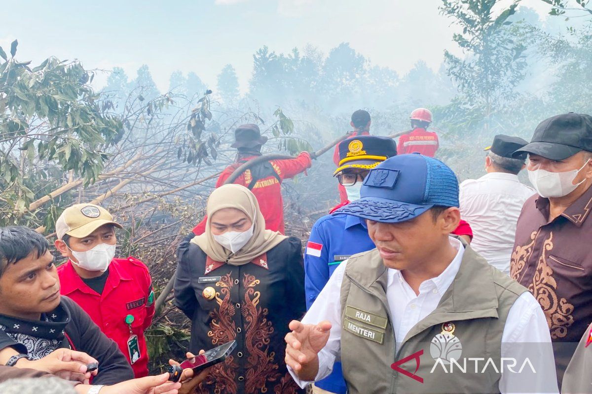Forest fire in Way Kambas National Park extinguished