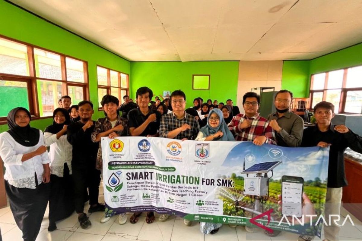 UPNVJ promotes solar-powered IoT smart irrigation system