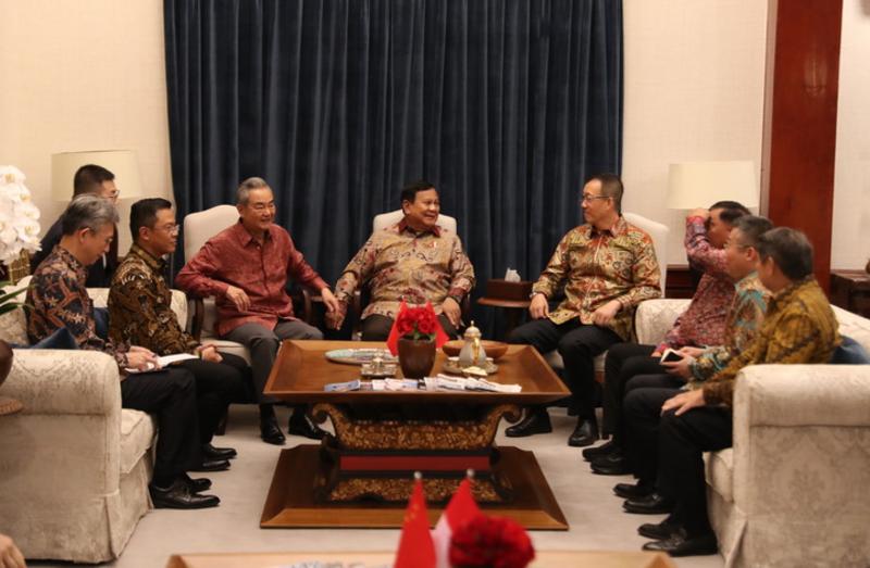 President Prabowo Says Indonesia Welcomes More Investment and Business from China